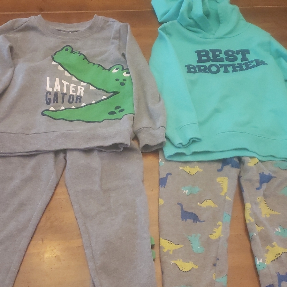 2 matching outfits